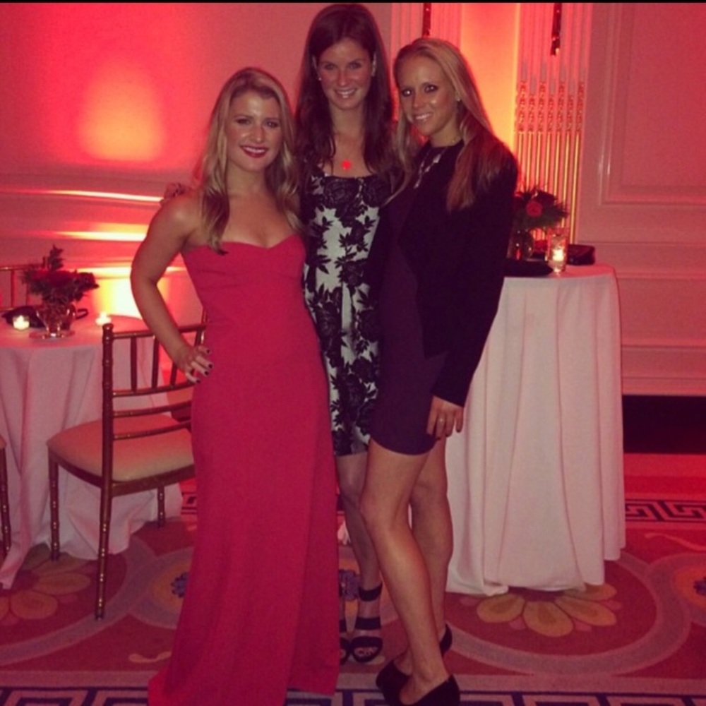 BCBG size 2 red gown